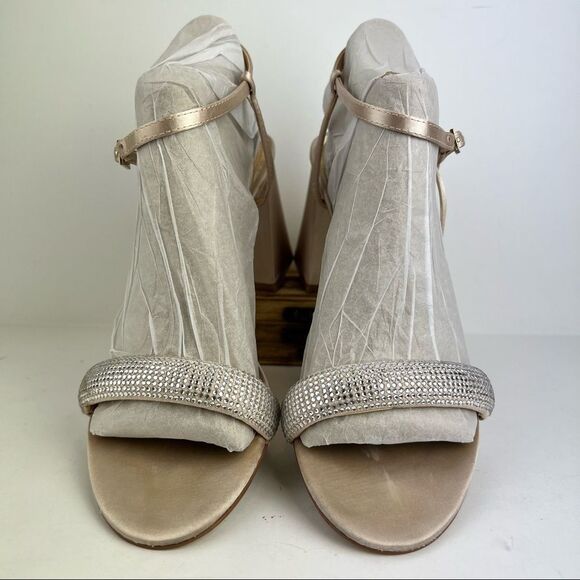 JEWEL BADGLEY MISCHKA- Women's Earlene Block Heel Evening Sandal - Picture 10 of 14